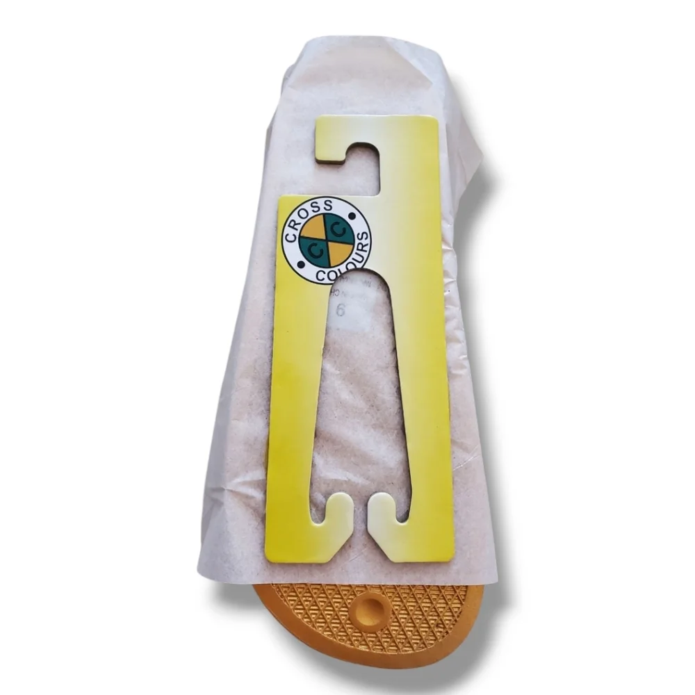 Cross Colours Gold 90s Hip Hop Lisa "Left Eye" Lopes Legacy Slides NWT NIB - Picture 8 of 9